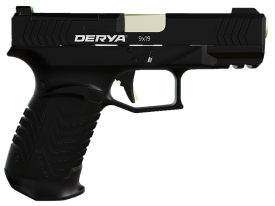 Derya DY9 9mm Luger 4.02" 15+1 Blk/Gold