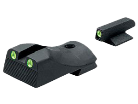 Kimber 1911 Slant Night Sight Set Green Tritium Black Outline