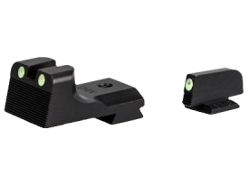 Kimber 1911 Ledged Night Sight Set Black Green Tritium