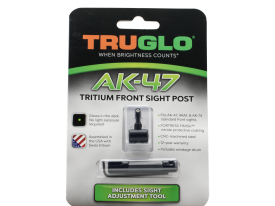 TruGlo Tritium Front Sight Black Green/White for AK-47/AKM