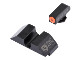 Night Fision Tritium Night Sights Glock Green Orange Front Black Rear