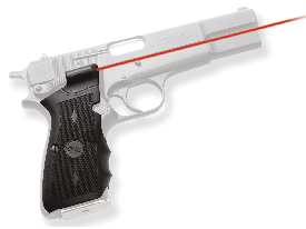 Crimson Trace LG-309 Lasergrips Black Red Laser Browning Hi-Power