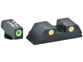 Ameriglo Classic 3-Dot Tritium Sight Set Glock Gen 5 Green/Yellow