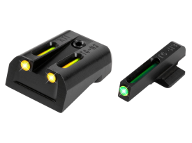 TruGlo TFO Green Yellow Tritium Fiber Optic Sights Kimber 1911