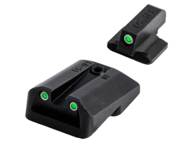Truglo Tritium Handgun Sight Set CNC Steel Black Nitride Finish