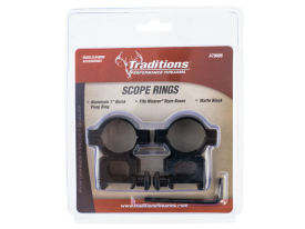 Traditions Quick Peep Aluminum 1" Matte Scope Rings