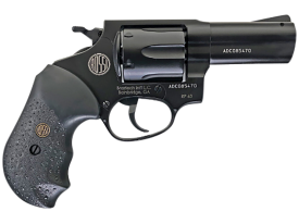 Black RubberRossi RP63 357MAG 3 6-Shot Revolver