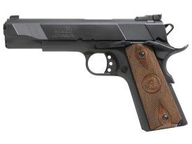 Iver Johnson Arms Eagle 9mm 5" 9rd Matte Blued Walnut Grip