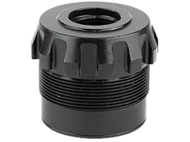 Dead Air Ghost-M Pyro Fixed Mount Adapter Black M13.5x1 LH