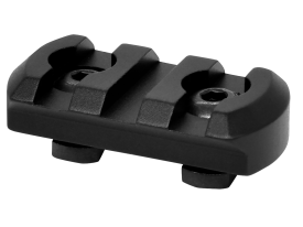 Warne M-LOK 3 Slot Black Rail