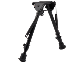 Harris Bipods Steel Aluminum 9-13 Inch Non-Swivel Rubber Feet