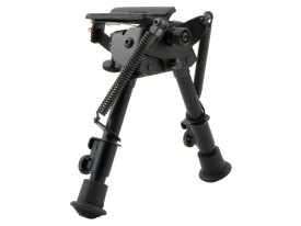 Harris Bipods 6-9 Inch Swivel Stud Steel Aluminum Black