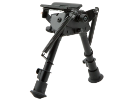 Harris 6-9 Inch Steel Aluminum Bipod with Rubber Feet
