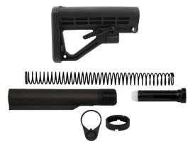 TacFire AR-15 Mil Spec Buffer Tube Kit Matte Finish