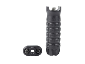Samson Medium Grenade Vertical Grip Black Anodized Aluminum