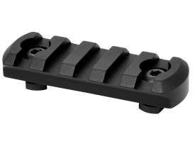 Warne M-LOK Black 5 Slot Rail