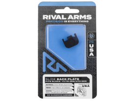 Rival Arms Aluminum Slide Cover Plate for Glock Gen3/4 Black