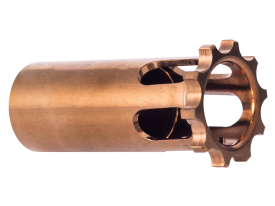 Rugged Suppressor M16x1 LH Copper Stainless Piston