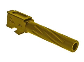 Rival Arms Precision Glock 17 Gen 3/4 Gold PVD Drop-In Barrel