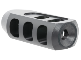 TacFire Steel Black Oxide Tanker Muzzle Brake 1/2x28 TPI