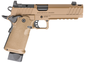 Springfield Armory® - PH9119AOSCBCOMP - 1911 DS Prodigy Comp AOS 9mm Luger 5" Semi Auto 20+1 Coyote Brown Pistol