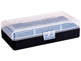 Berry's Ammo Box Polypropylene 50rd Clear/Black