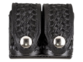 HKS SpeedLoader Case Double Black Hytrel Pouch