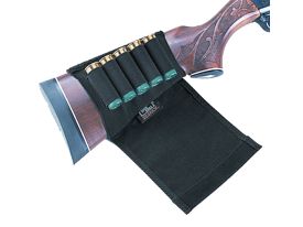 Uncle Mikes Buttstock Shell Holder Black Nylon 5rd