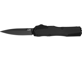 Kershaw Livewire Black DLC Spear Point OTF Auto Knife