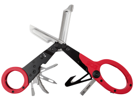 SOG ParaShears Red Multitool with 11 First Responder Tools