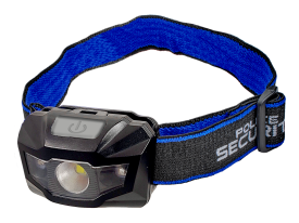 Police Security Connector 2.0 Black Headlamp 280 Lumens