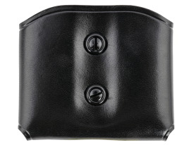 Galco DMC Black Leather Double Mag Carrier for 1.5-1.75" Belts