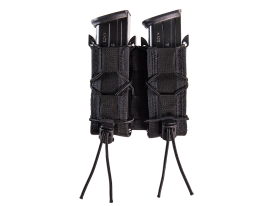 High Speed Gear TACO Double Black Nylon MOLLE Mag Pouch