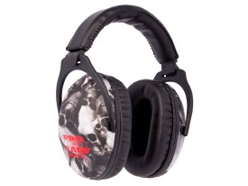 Pro Ears ReVO Youth Passive Earmuffs Black Skull Pattern 26 dB