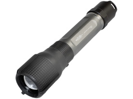 Police Security ZephyrRS Tactical Gray Rechargeable Flashlight 550 Lumens