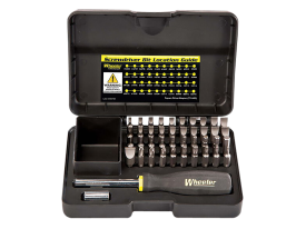 Wheeler Gunsmithing Screwdriver Set Black 43 Pieces