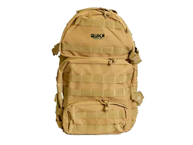 Rukx Gear Tactical 3 Day Tan Backpack 600D Polyester