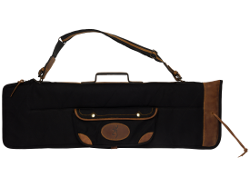 Browning Black Canvas Leather Soft Shotgun Case with Red Lining