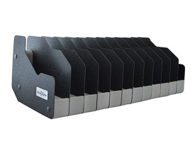BenchMaster WeaponRac 12-Pistol Universal Handgun Holder Black