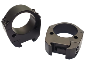 Talley 34mm Medium Black Modern Sporting Rings