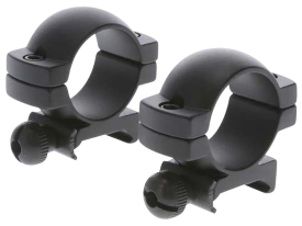 Truglo Black Weaver Picatinny 1" Medium Matte Rings