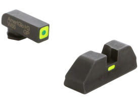 Ameriglo Green Sight Set For Glock~ Small Frame