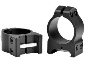 Warne 1'' Low (0.750'') Fixed Rings, Black