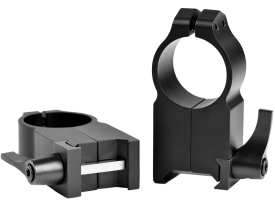 Warne 1'' Ultra High (1.435'') Qd Rings, Black