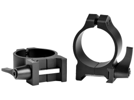 Warne 30mm Low (0.840'') Qd Rings, Black