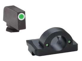 Ameriglo Ghost Ring Sight Set For Glock, Amer Gl126   Ghst Rng Glk    45/10         Grn/grn