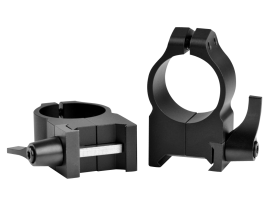 Warne 1'' High (1.025'') Qd Rings, Black