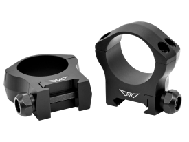 Warne 30mm Medium (0.990'') Rings, Black