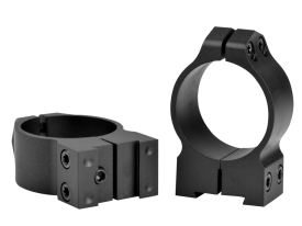Warne 30mm Medium (1.015'') 16mm Dovetail Rings, Black 14B1M