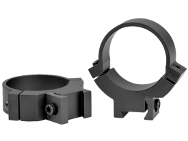 Warne 30mm Medium (0.99'') Dovetail Rings, Black
